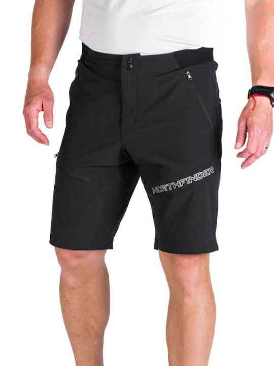 Northfinder Bărbați Scurt Pantaloni Drumeție Negru