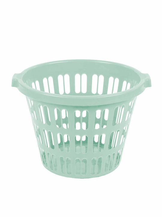 Homeplast Wäschekorb aus Kunststoff Grün