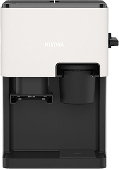 Nivona CUBE 4102 Automatic Espresso Coffee Machine 1455W Pressure 15bar with Grinding Burrs White
