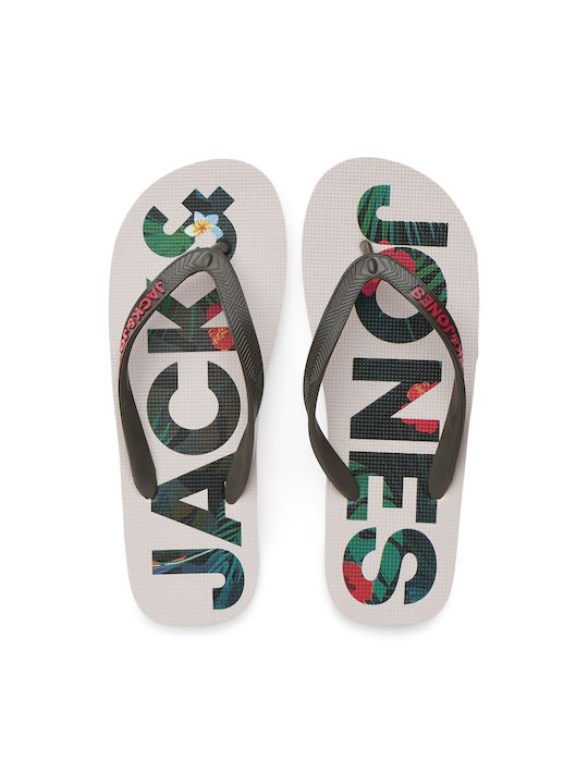 Jack & Jones Ανδρικά Flip Flops olive night moo...