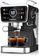 Rohnson Hot & Cold Μηχανή Espresso 1350W Πίεσης 20bar Μαύρη R-98015