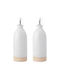 Kitchen Craft Öl- & Essigspender-Set aus Edelstahl mit Ausgießer 450ml
