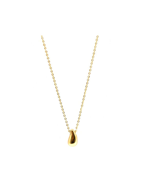 Stainless Steel Gold-Plated Necklace Design K0l8148