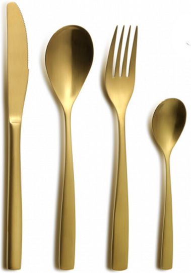 Comas Set de Tacâmuri Inoxidabil Auriu 30buc