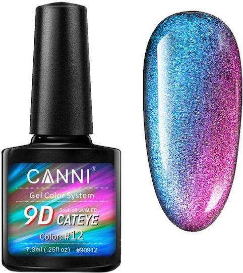 Canni Ημιμόνιμο Βερνίκι Νυχιών #12 Cat Eye 7.3ml