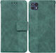 Motorola Moto G50 5G Geometric Embossed Leather Phone Case Green