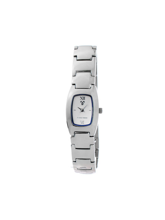 Time Force Watch with Silver Metal Bracelet