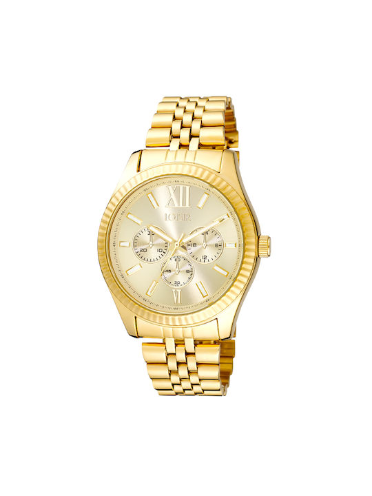 Loisir Watch with Gold Metal Bracelet