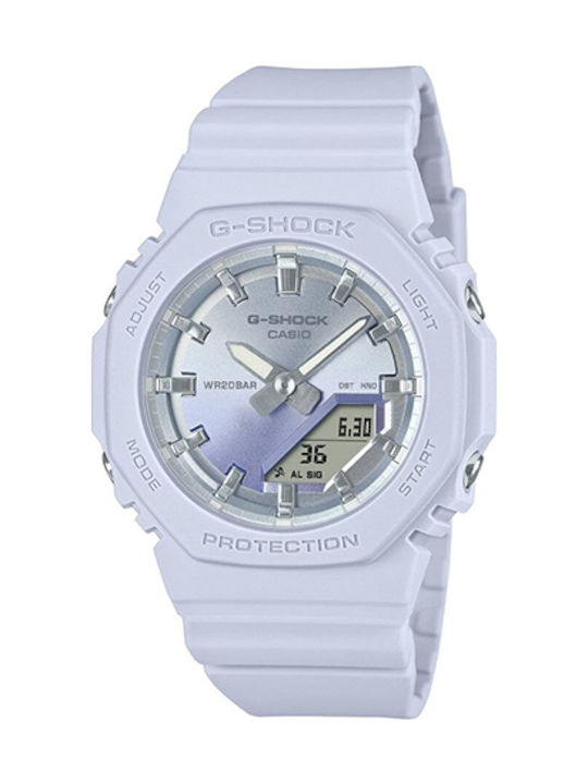 Casio G-shock Women's Watch Chronograph with Purple Rubber Strap