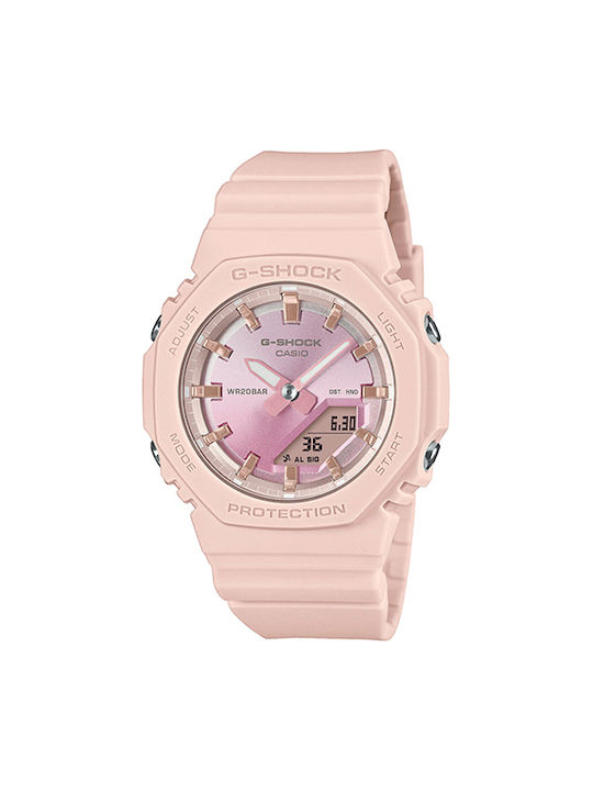 Casio Ceas cu Roz Curea de Cauciuc