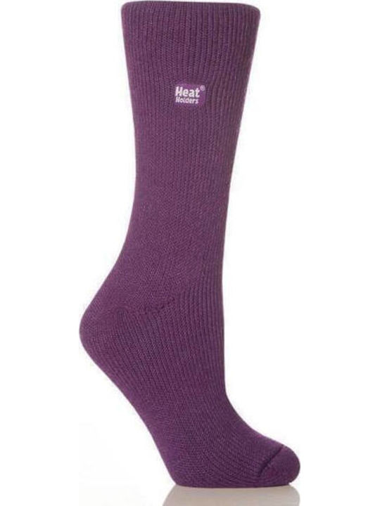 Heat Holders Women's Socks Purple