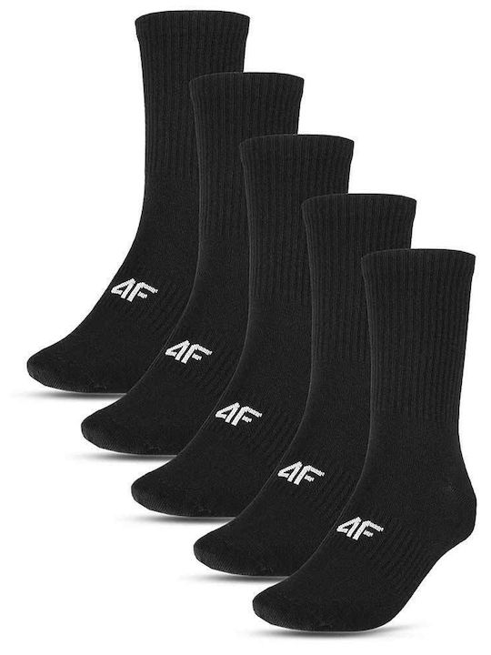 4F Спортни Чорапи Черни 5 чифта
