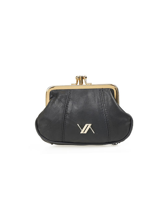 Verde Large Leather Women's Wallet Black