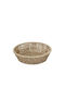 Espiel Brotkasten Korbweide Beige 19x19x5cm