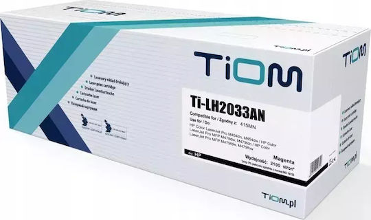 Tiom Συμβατό Toner για Laser Εκτυπωτή HP 415A Ματζέντα