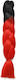 Cosmofan Haarteile Schwarz / Rot 60cm