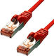 ProXtend F/UTP Cat.6 (Gigabit) Καλώδιο Δικτύου Ethernet 15m Κόκκινο