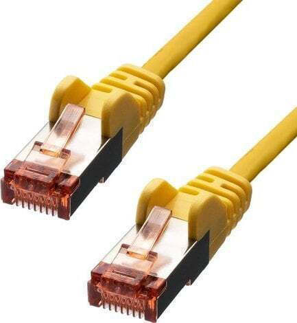 ProXtend F/UTP Cat.6 (Gigabit) Καλώδιο Δικτύου Ethernet 10m Κίτρινο