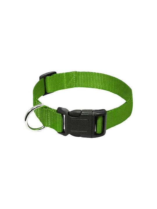 Guler reglabil pentru câini Pet Camelot 10mm * 25cm * 35cm verde