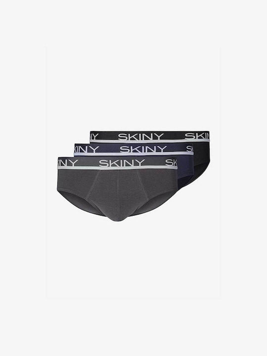 Herren Slips Black/Blue/Grey 3Packung