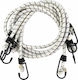 AWTools Curea elastrică 100cm Alb 4buc