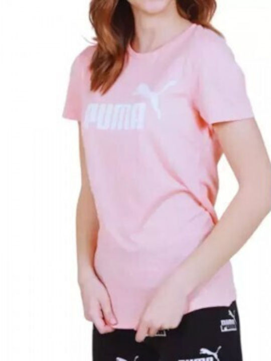 Puma Essentials Damen Sport T-Shirt Pink