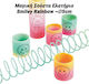 Magischer Frühlings-Slinky Smiley Regenbogen Φ5cm