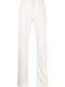 Trousers Elastic White