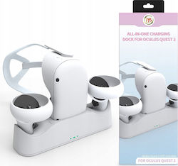 Jys Charger Docking Station Holder + Batteries Oculus Quest 2 Jys-oc003
