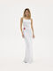 SunsetGo! Alema Maxi Φόρεμα Λευκό
