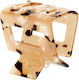 Azadé Quadratische Haarspange Leopard Beige