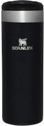 Cana termos Stanley neagră 470ml