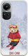 Xmas Bear Ski On Oppo Reno 10 Pro 5g Flexible Tpu Transparent Silicone