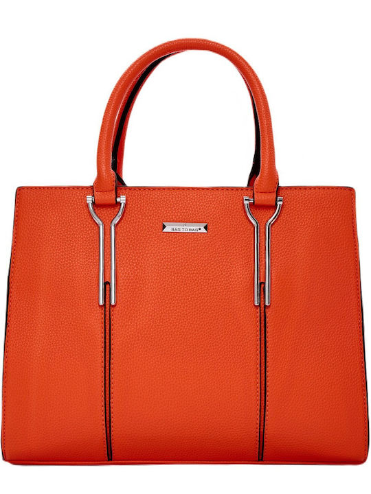 Bag to Bag Γυναικεία Τσάντα Χειρός Πορτοκαλί