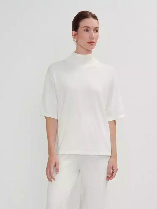American Vintage Γυναικείο T-shirt Blanc