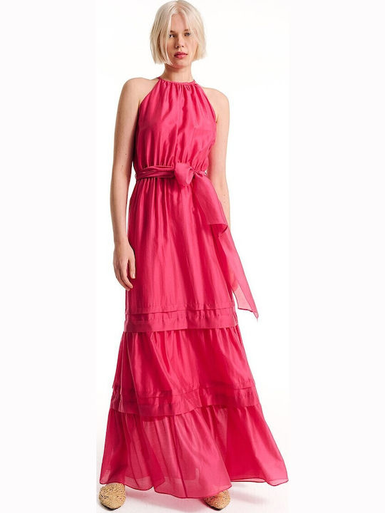 Summer Maxi Dress for Wedding / Christening Fuchsia