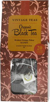 Vintage Teas Μαύρο Τσάι Βιολογικό Προϊόν 20 Φακελάκια