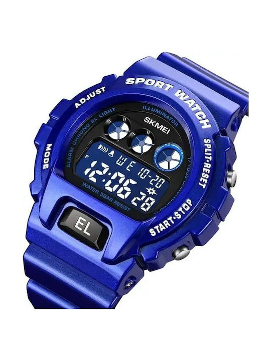 Skmei Ψηφιακό Ανδρικό Ρολόι 49mm Χρονογράφος Μπ...