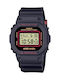 Casio Digital Uhr Batterie mit Schwarz Kautschukarmband