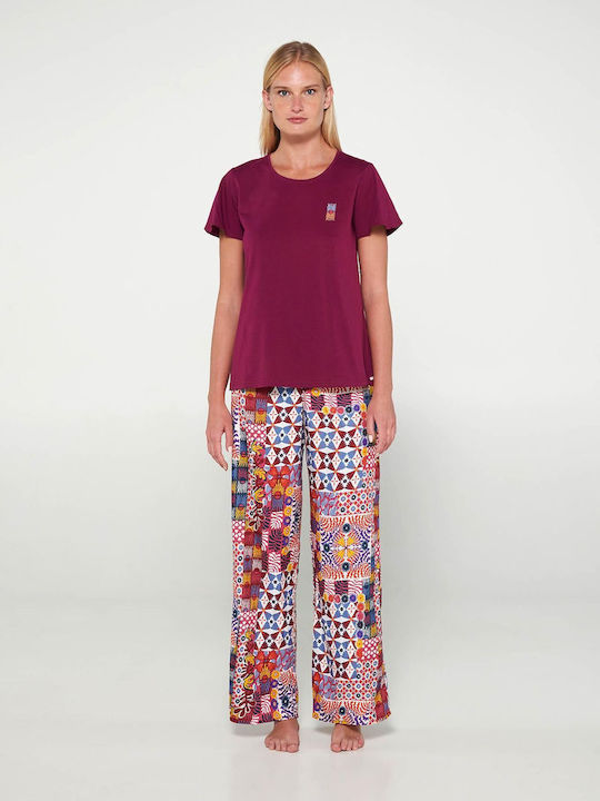 Vamp De vară Pantaloni Pijamale pentru Femei Embrime