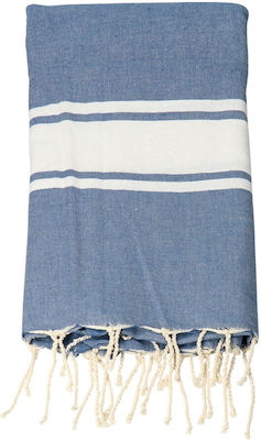 Azade Classic Denim Blue Beach Towel