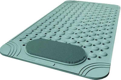 Bathtub Mat with Suction Cups Green