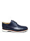 Men's Leather Casual Shoes Blue