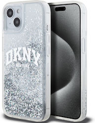 Husa Dkny cu logo lichid sclipitor pentru iPhon...