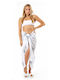 Verde White Women's Pareo