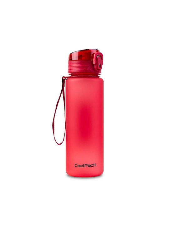 Coolpack Sticla de apa Plastic 600ml Roșu