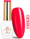 Molly Lac Halb-permanenter Nagellack Pinky Red 8gr 1Stück