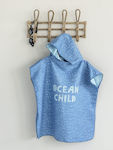 Poncho de plajă pentru copii Ocean Child Nima Home din microfibră 05-08