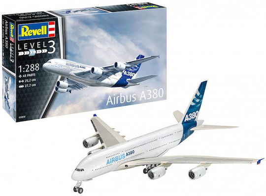 Plastic Model Airplane Airbus A380 1/288