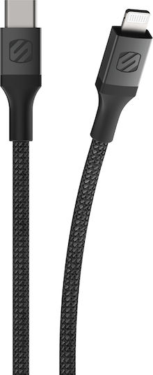 Scosche Braided la Cablu Lightning 100W Negru 2.4m (Ci4B8SG-SP)